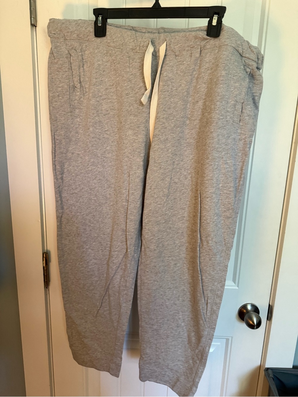 Tommy Hilfiger Light Gray Women's Drawstring Track Pants